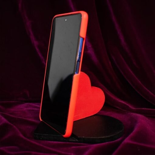 Soporte de teléfono con forma de corazón