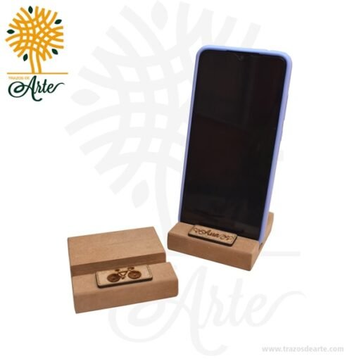 Soporte para Celular de madera MDF de 18 mm