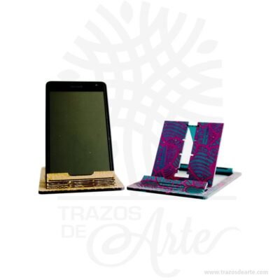 Soporte para teléfono móvil o celular corte láser
