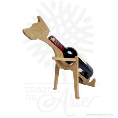Soporte para vino Perro crudo proyecto