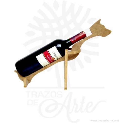 Soporte para vino Perro crudo proyecto