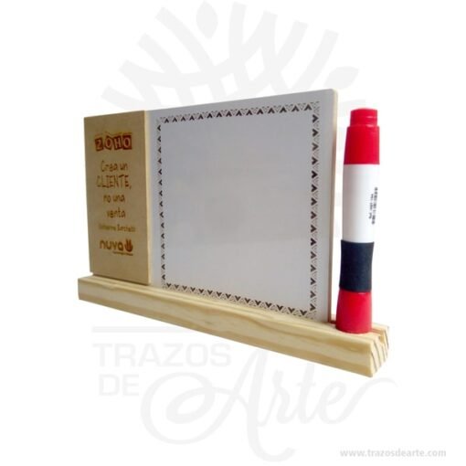 Tablero borrable multiusos para escritorio