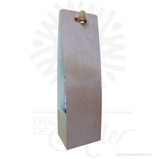 Caja estuche en madera para botella de vino
